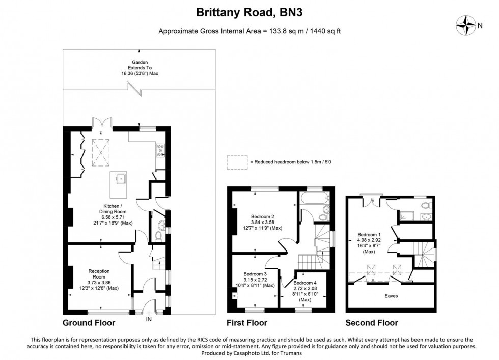 Floorplan for Brittany Road, Hove
