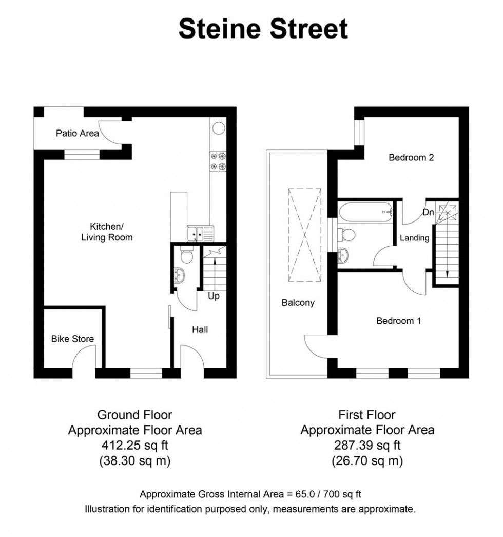 Floorplan for Steine Street, Brighton
