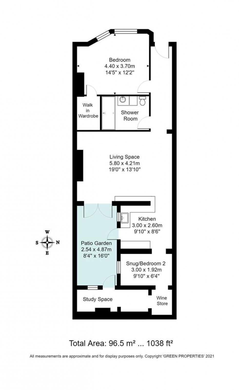Floorplan for Lansdowne Place, Hove