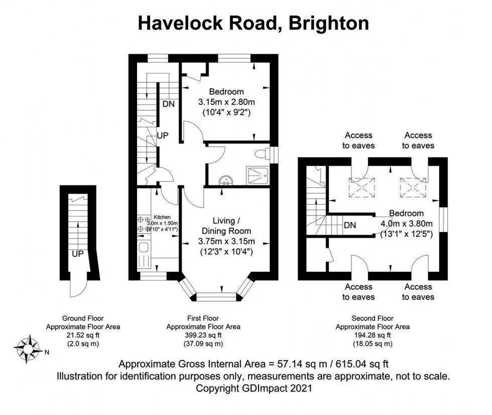 Floorplan for Havelock Road, Brighton