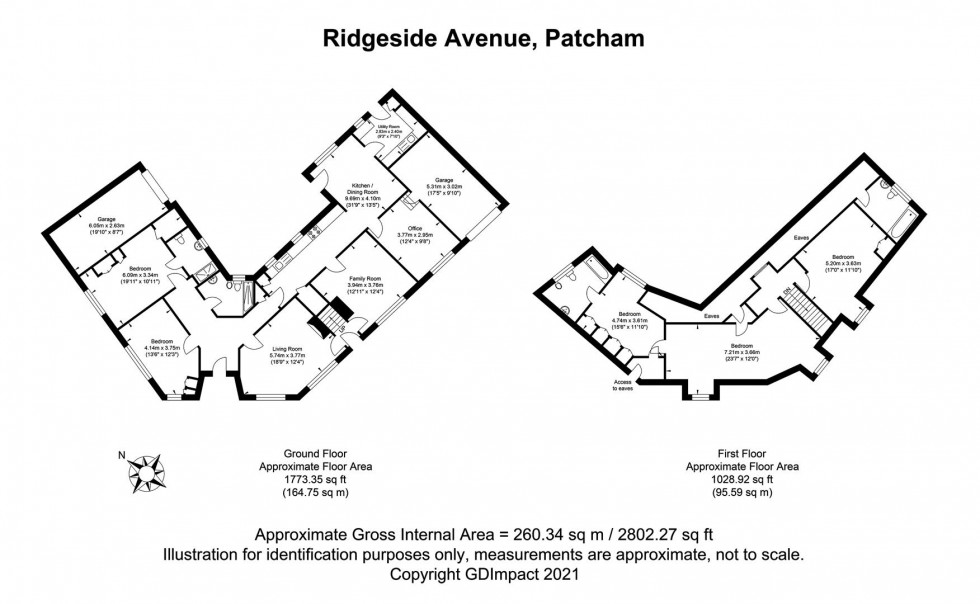 Floorplan for Ridgeside Avenue, Brighton