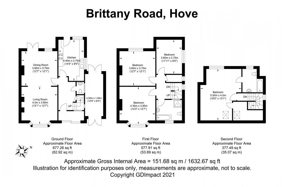 Floorplan for Brittany Road, Hove