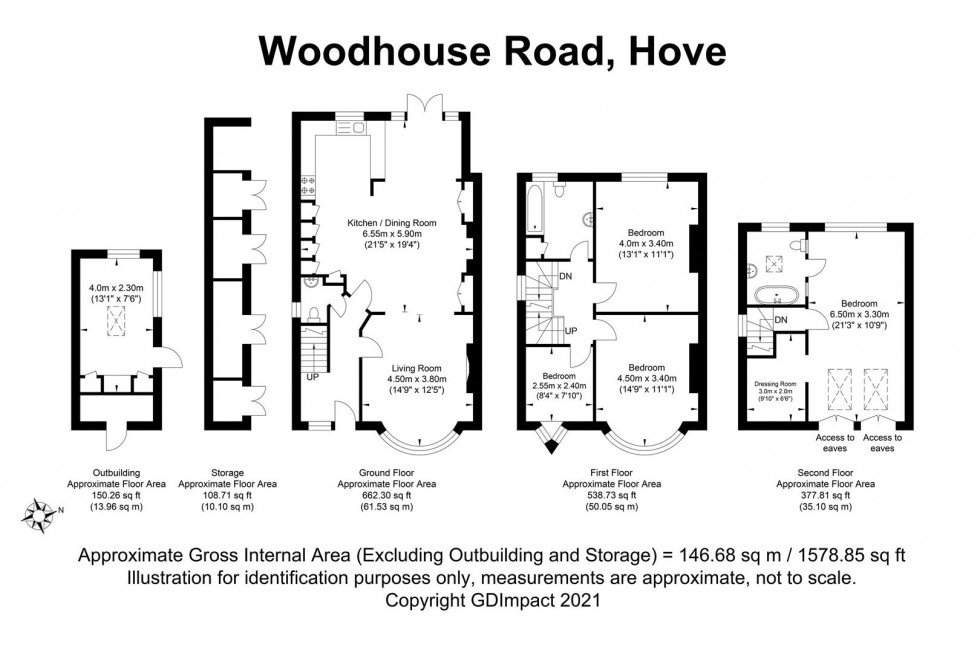 Floorplan for Woodhouse Road, Hove