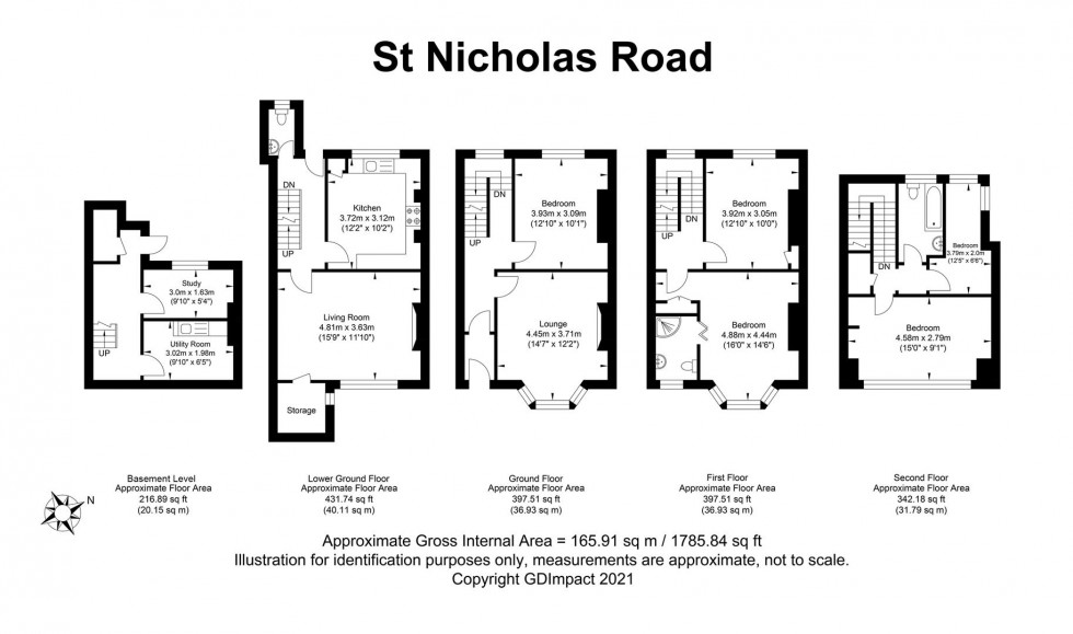 Floorplan for St. Nicholas Road, Brighton