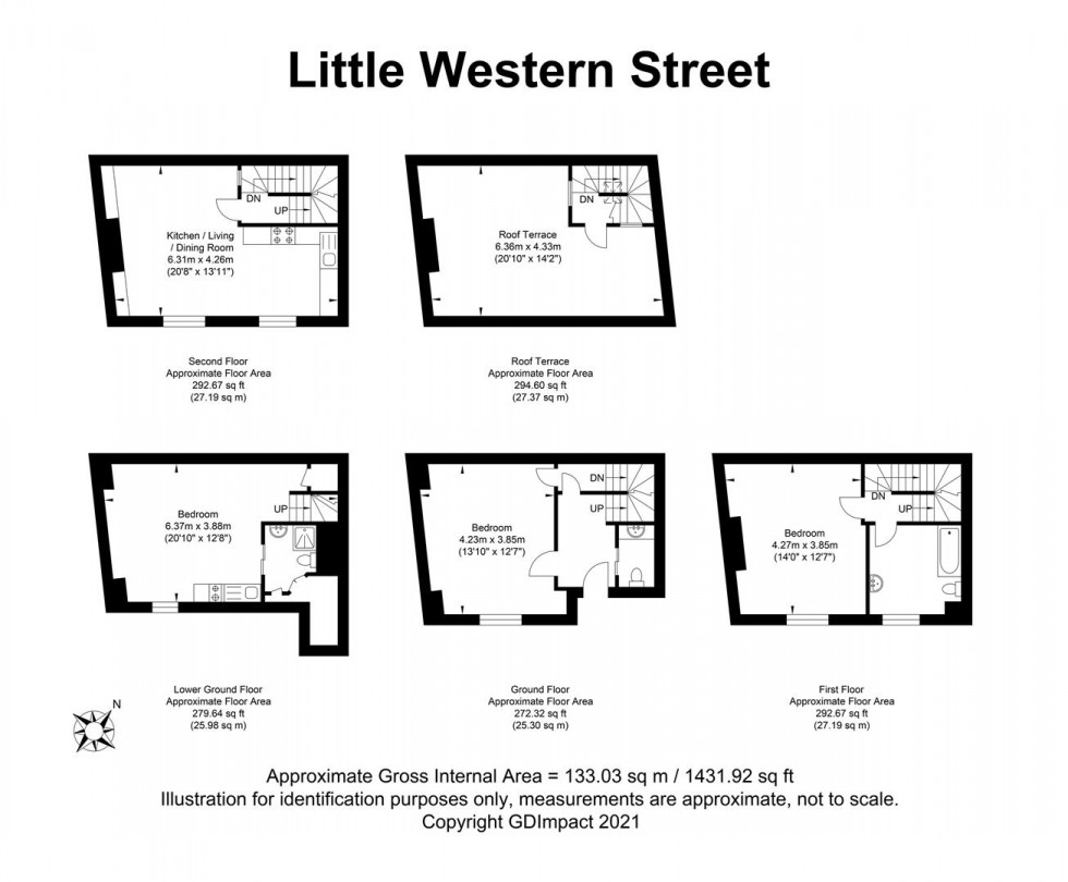 Floorplan for Little Western Street, Hove