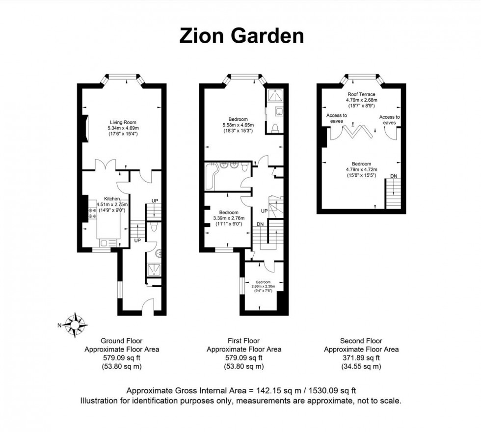 Floorplan for Zion Gardens, Brighton
