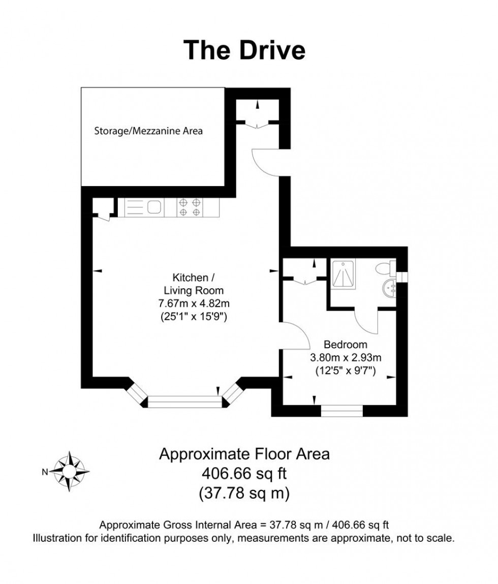 Floorplan for The Drive, Hove